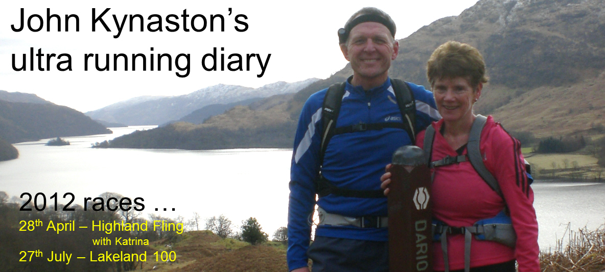 John Kynaston's ultra running diary